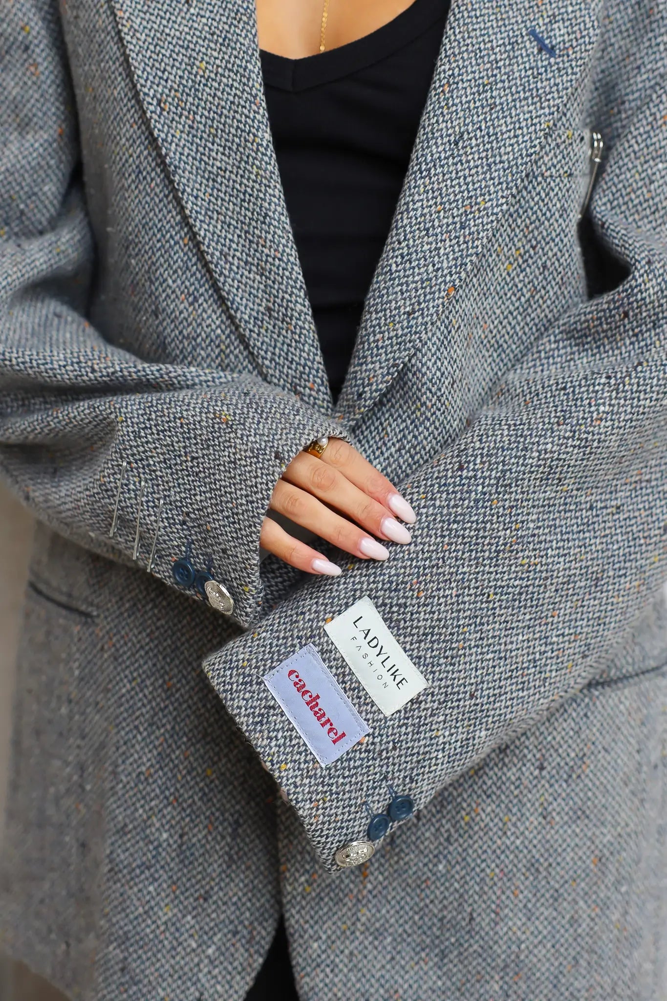 Atelier Series Reworked Designer Blazer Grijs