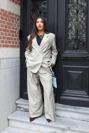 Pantalon Motief Taupe