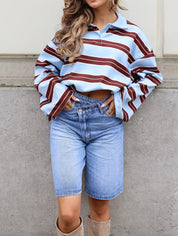 Bermuda Asymmetrische Knoop Licht Blauw