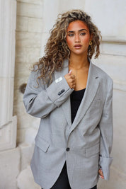 Atelier Series Reworked Blazer Licht Grijs