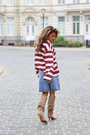 Bermuda Asymmetrische Knoop Licht Blauw