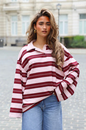Polo Lange Mouwen Roze