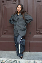 Atelier Series Reworked Designer Blazer Blauw