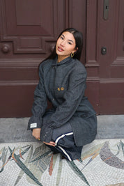 Atelier Series Reworked Designer Blazer Blauw