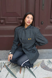 Atelier Series Reworked Designer Blazer Blauw