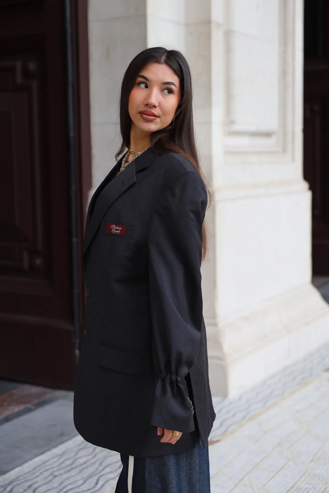 Atelier Series Reworked Blazer Donker Grijs