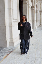 Atelier Series Reworked Blazer Donker Grijs