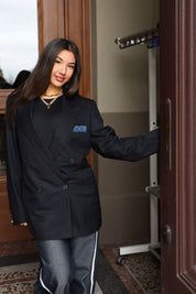 Atelier Series Reworked Designer Blazer Donker Blauw