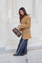 Atelier Series Reworked Blazer Rib Stof Camel