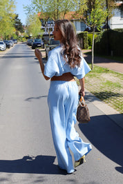 Pantalon Jogger Blauw