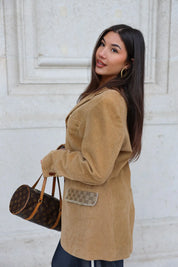 Atelier Series Reworked Blazer Rib Stof Camel