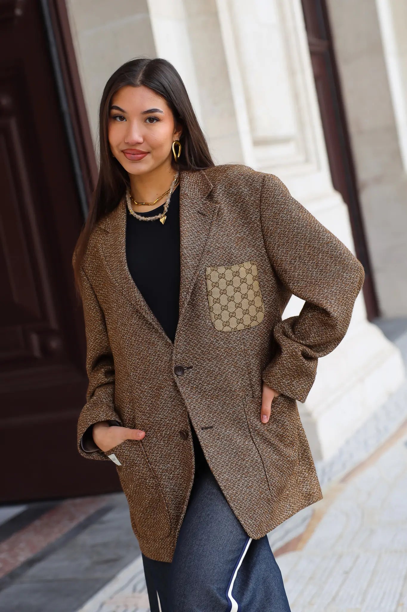 Atelier Series Reworked Blazer Bruin