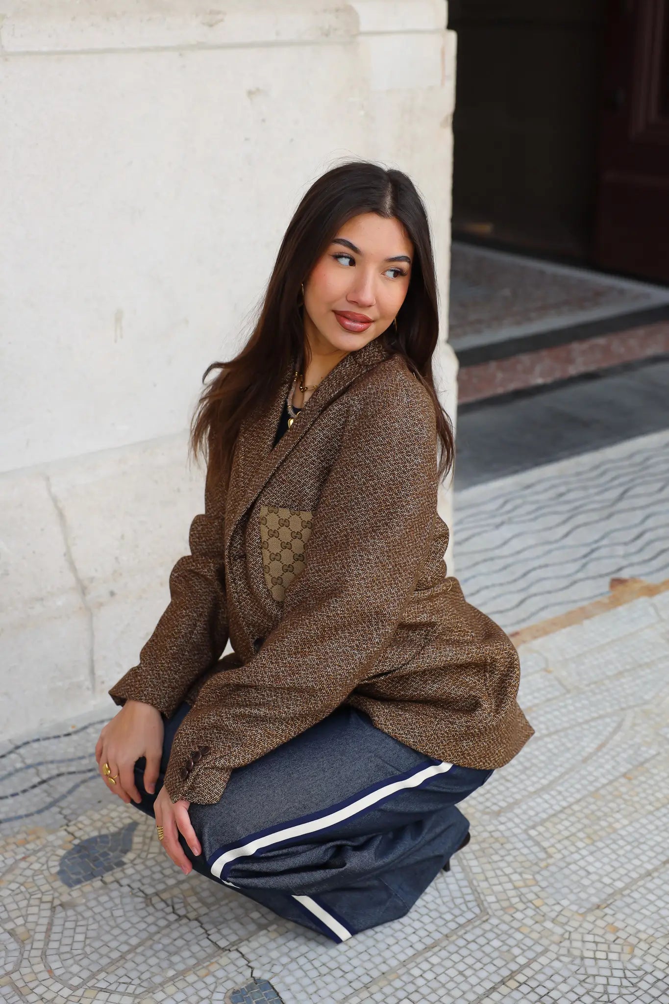 Atelier Series Reworked Blazer Bruin