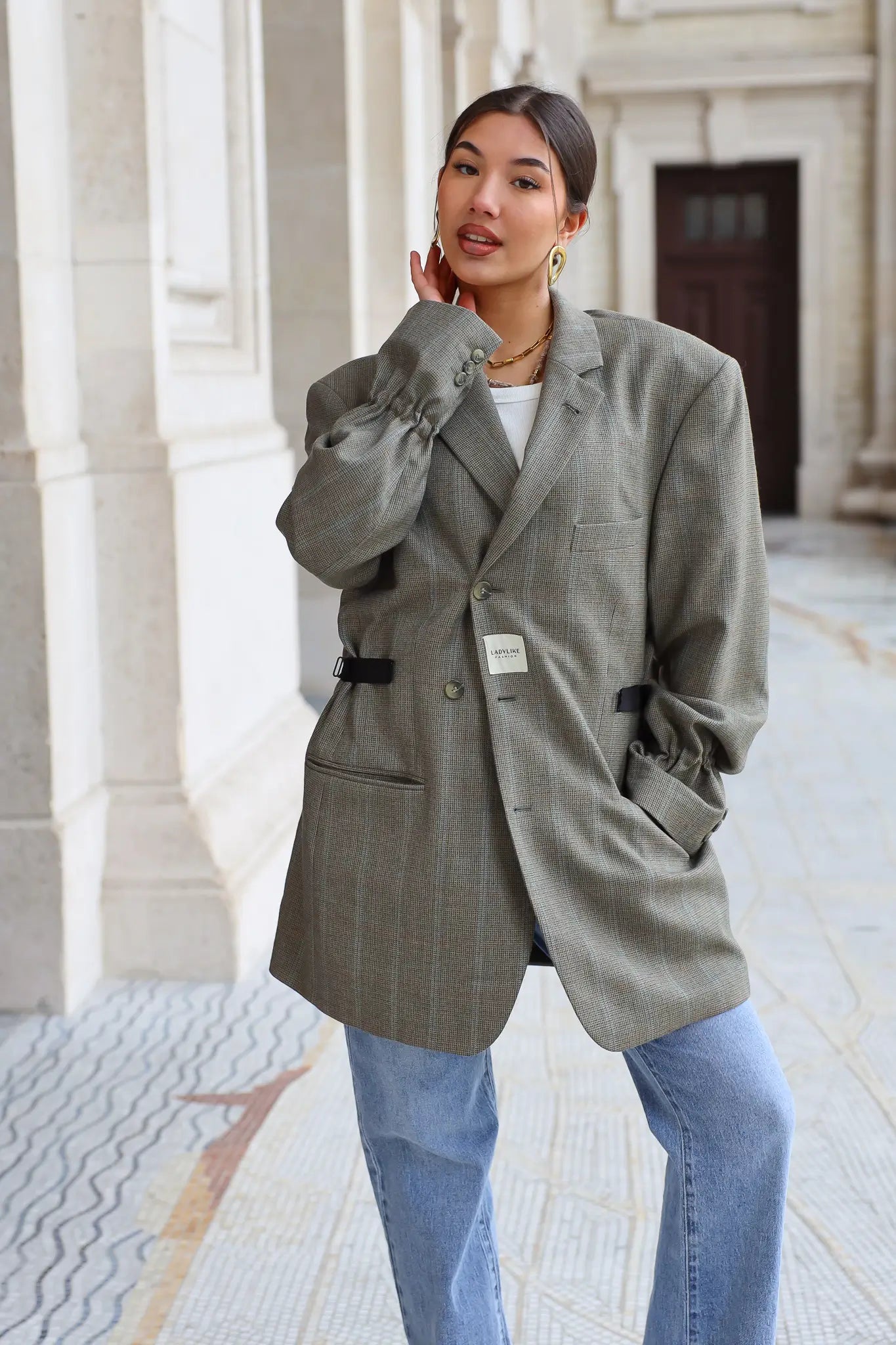 Atelier Series Reworked Blazer Grijs