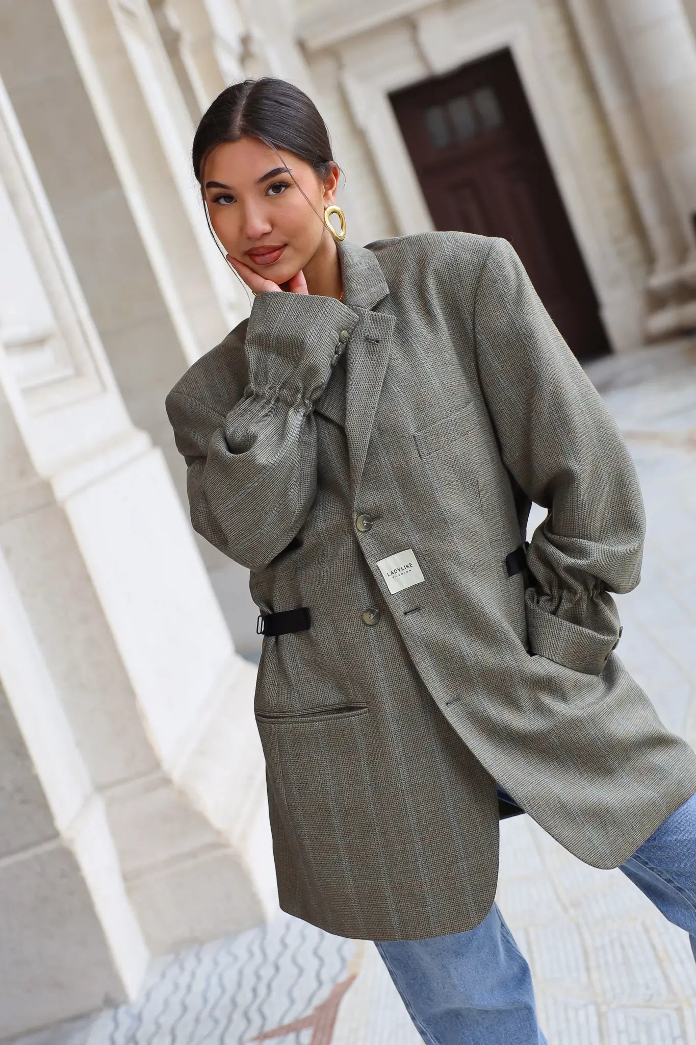 Atelier Series Reworked Blazer Grijs