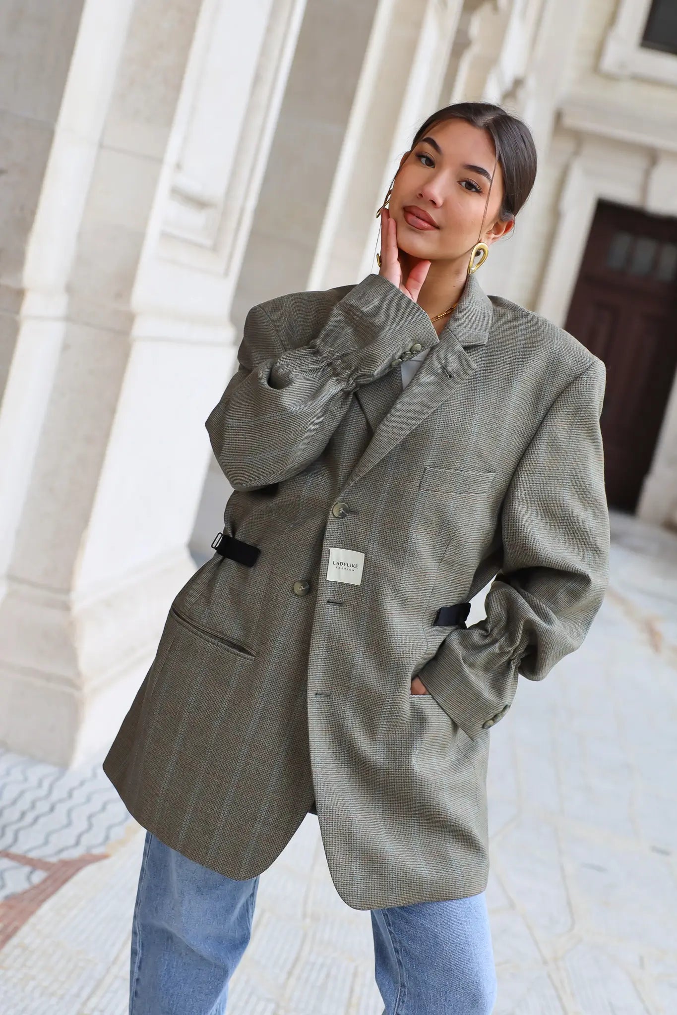 Atelier Series Reworked Blazer Grijs