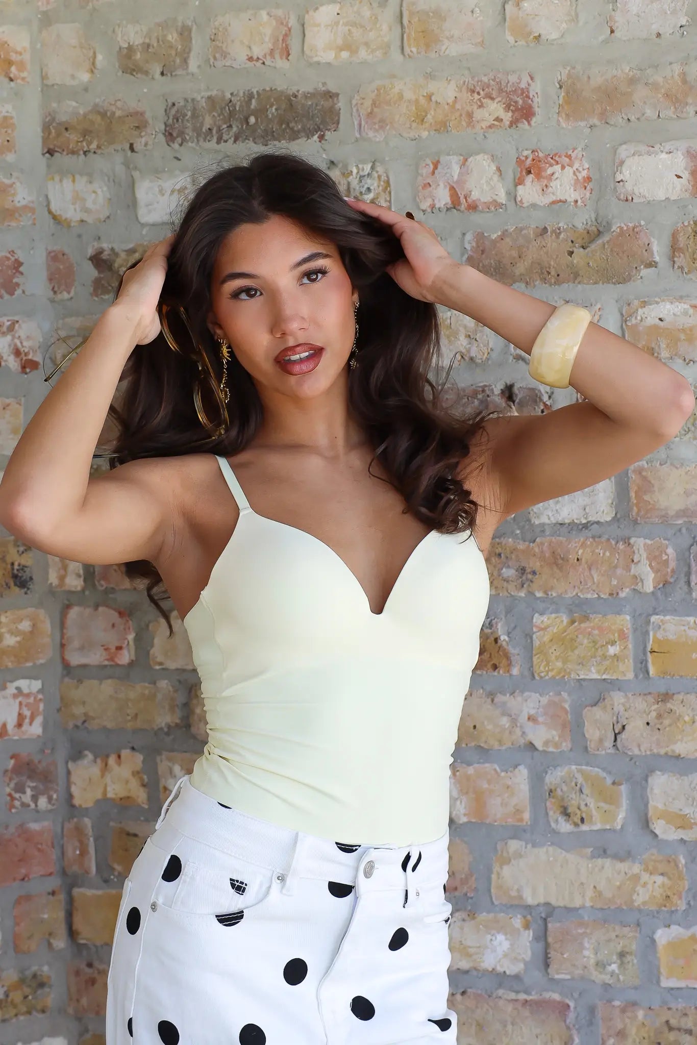 Sculpt Bodysuit Geel