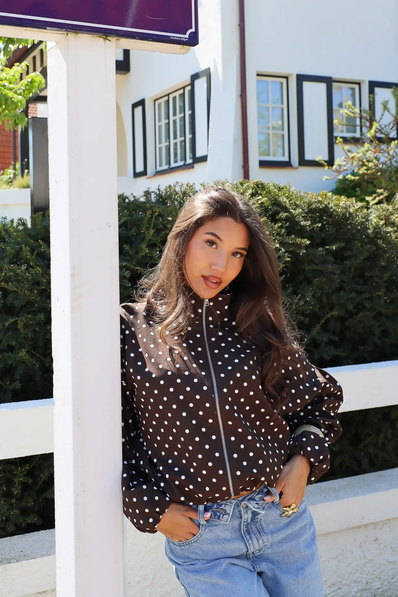 Ballon Jas Polka Dot Bruin