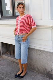 Vest Strepen Roze/Rood