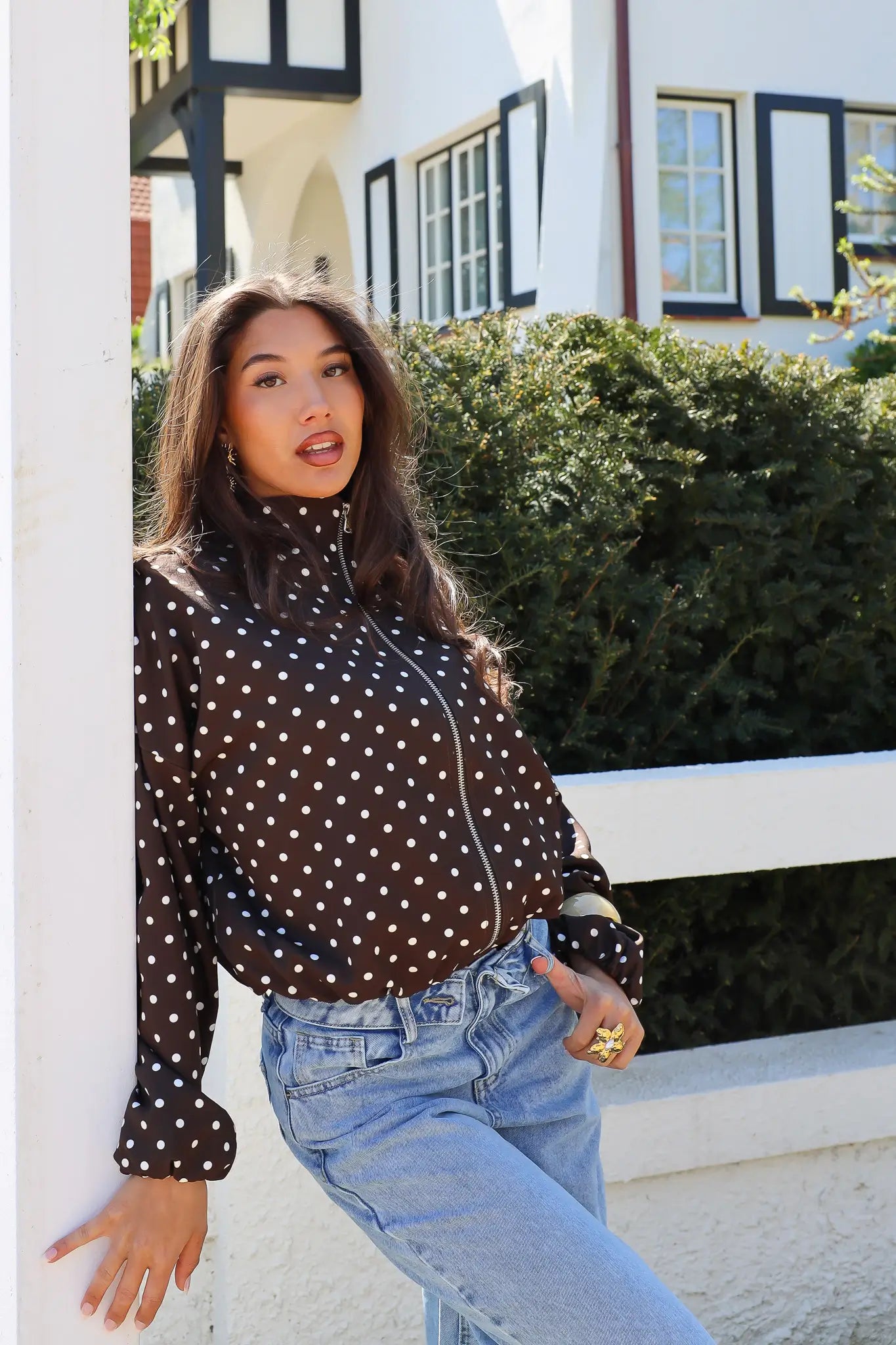 Ballon Jas Polka Dot Bruin