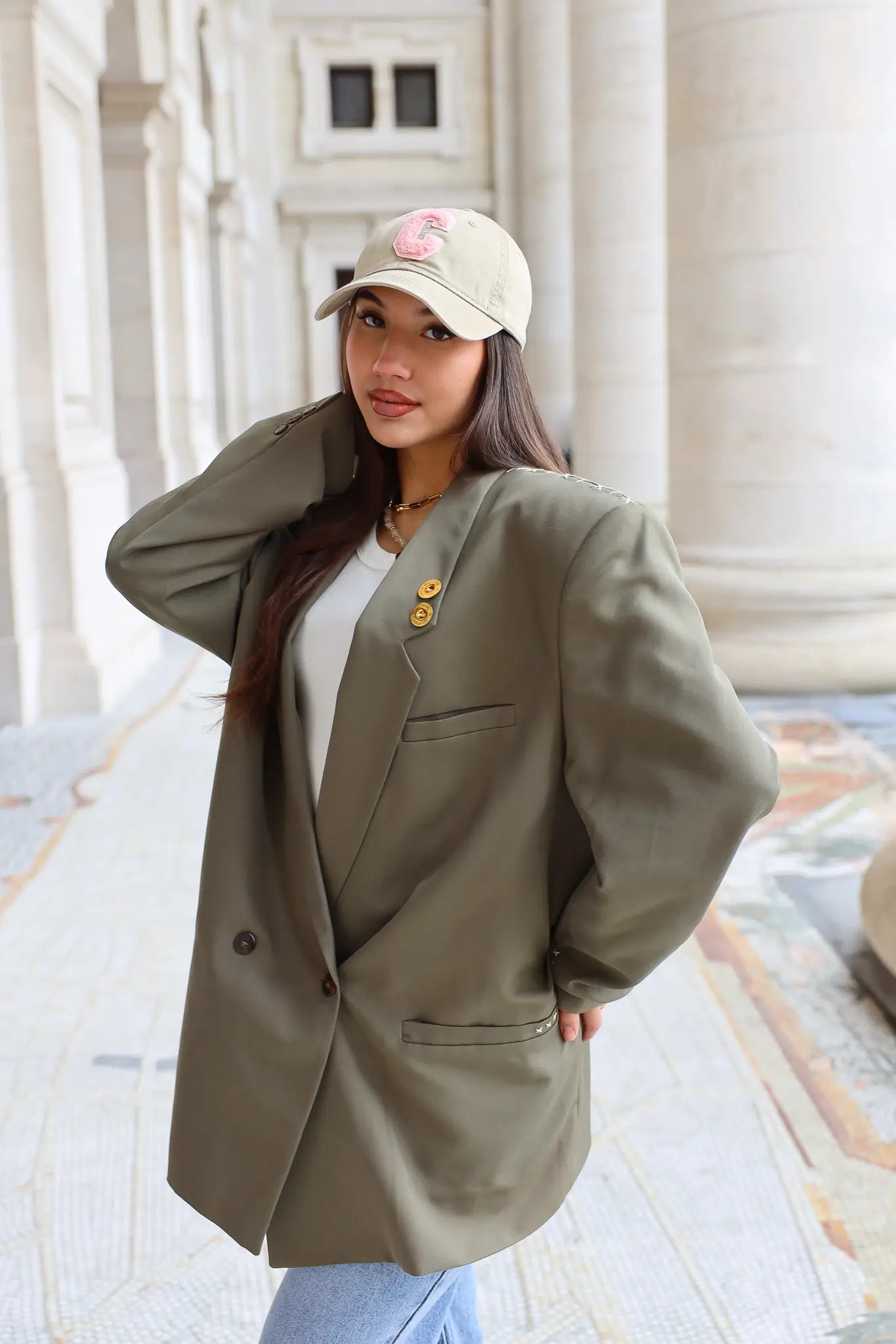 Atelier Series Reworked Blazer Khaki