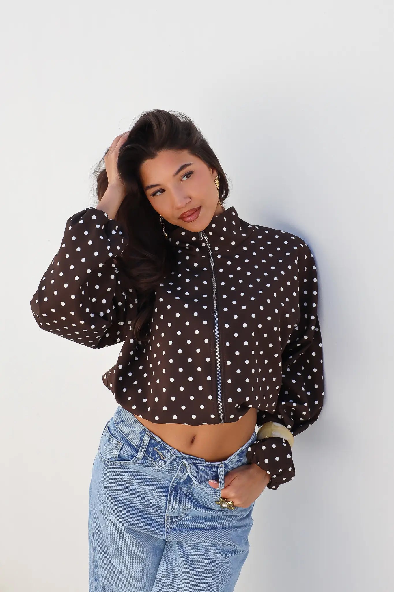 Ballon Jas Polka Dot Bruin