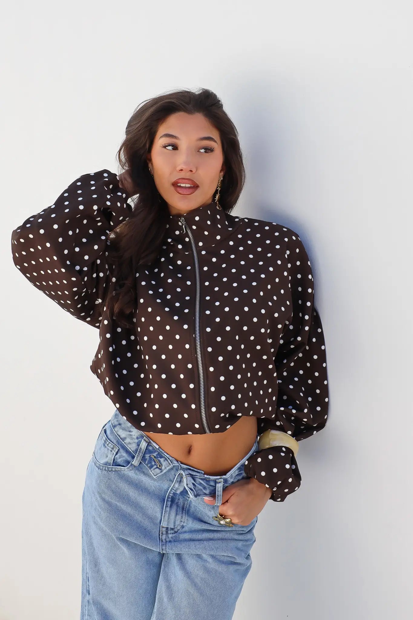 Ballon Jas Polka Dot Bruin