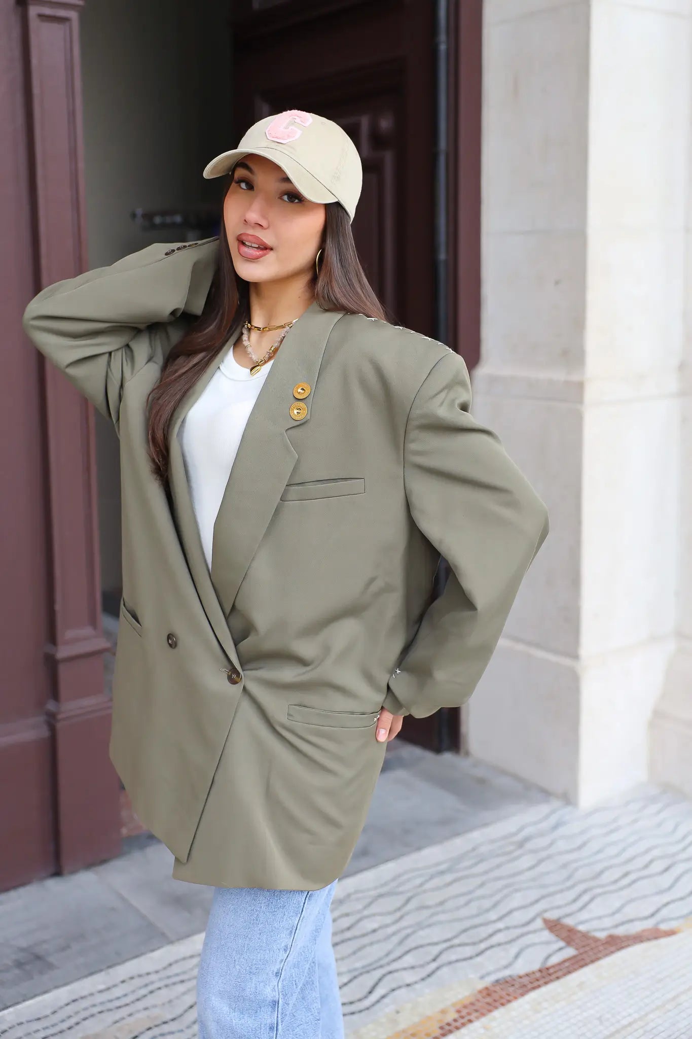 Atelier Series Reworked Blazer Khaki