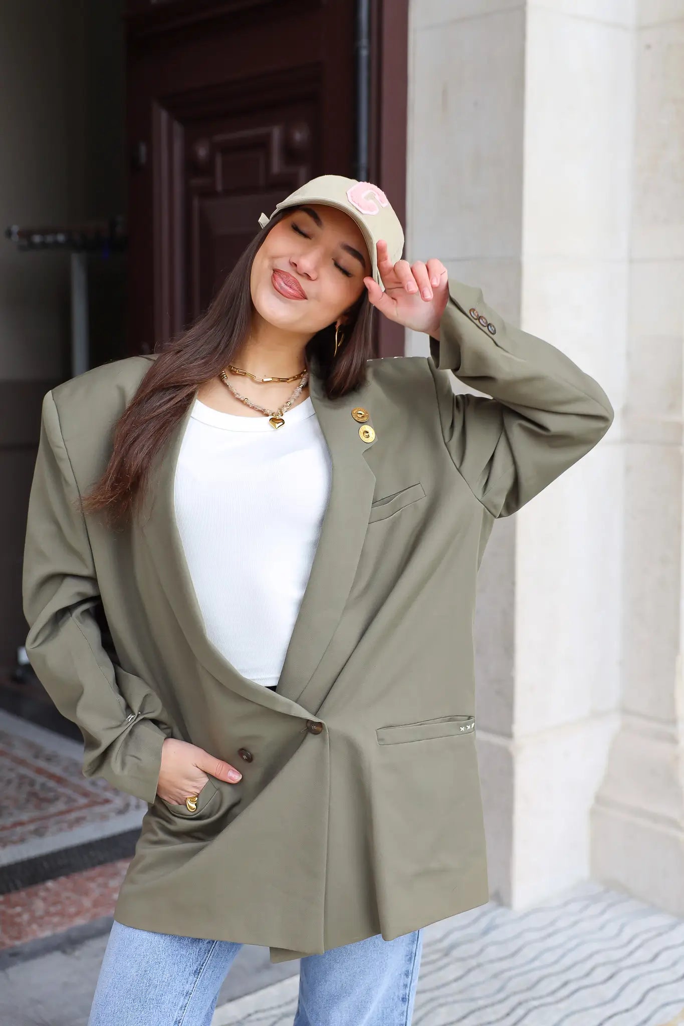 Atelier Series Reworked Blazer Khaki