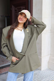 Atelier Series Reworked Blazer Khaki