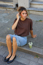 Jorts Denim Licht Blauw