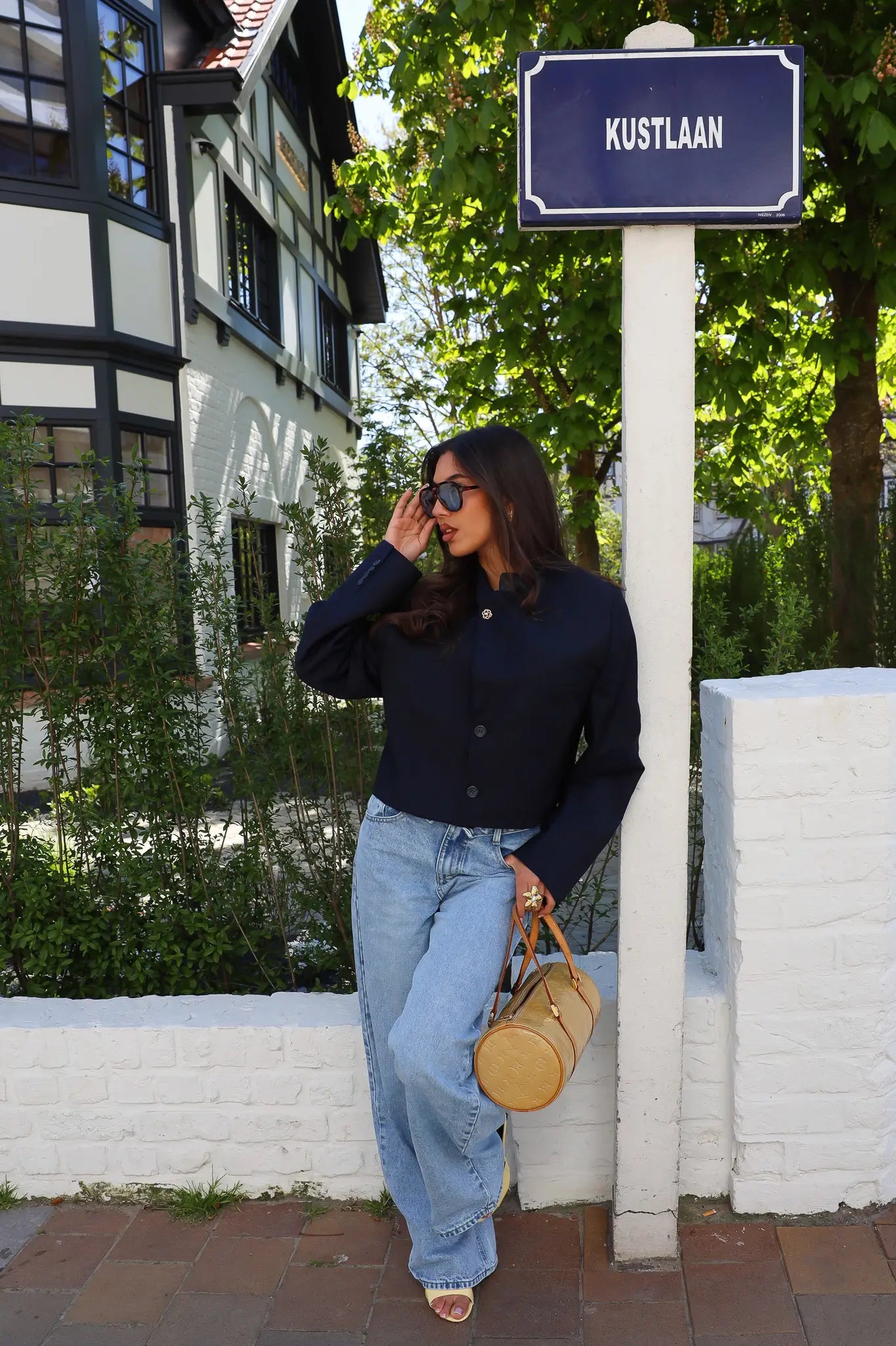 Barrel Jeans Omslag Band Blauw Redial 3631