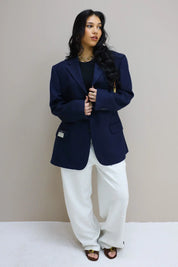 Atelier Series Reworked Blazer Donker Blauw