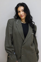 Atelier Series Reworked Blazer Khaki