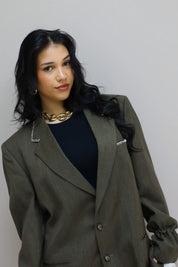 Atelier Series Reworked Blazer Khaki