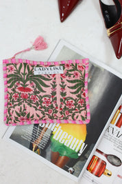 Portemonnee Bloemen Roze