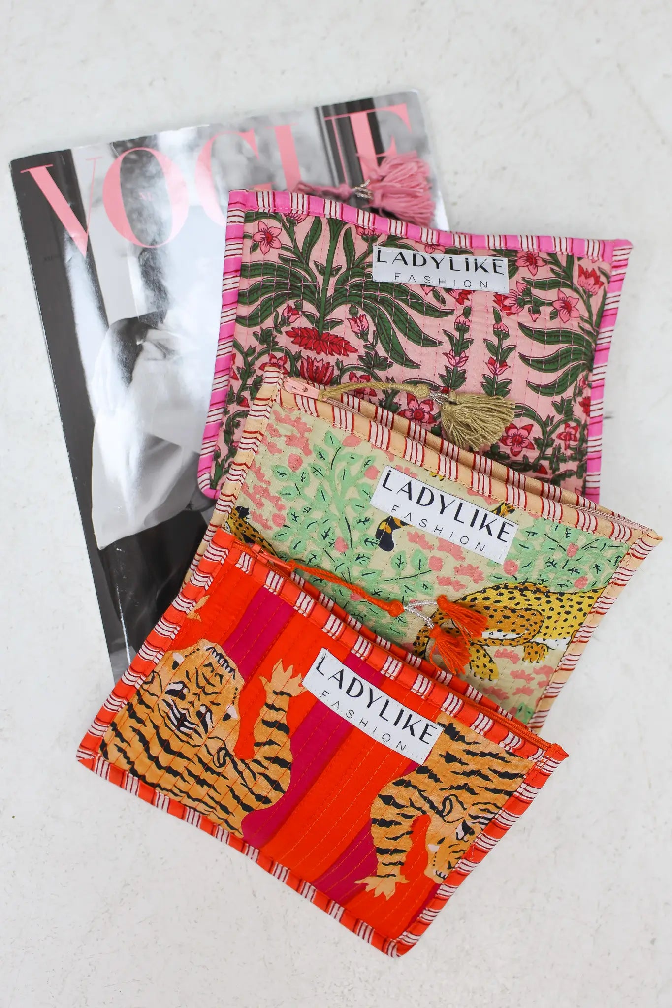 Portemonnee Tijger Beige