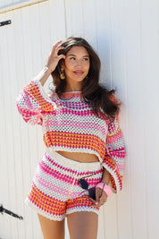 Short Gehaakt Oranje