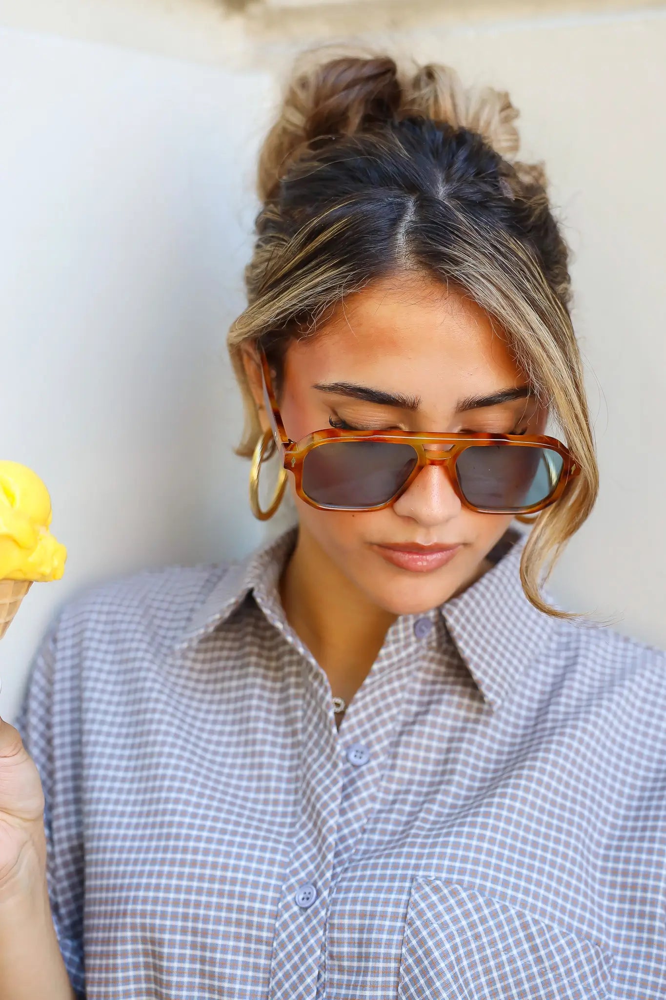 Steffie Zonnebril Caramel
