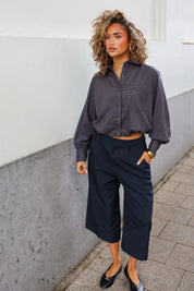 Culotte Pantalon Donker Blauw