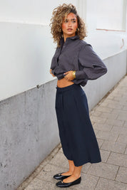 Culotte Pantalon Donker Blauw