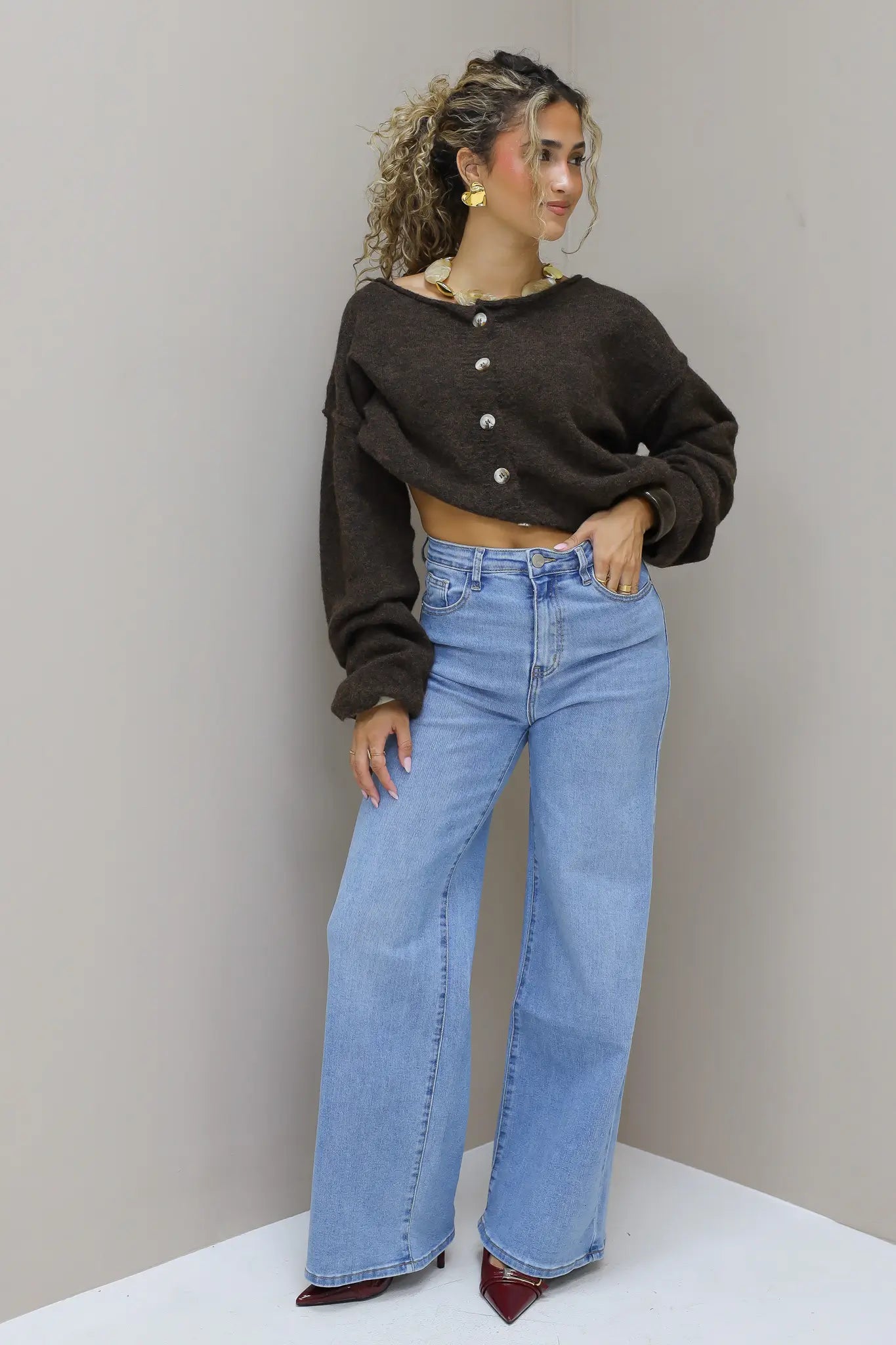 Wide Leg Jeans Redial 3206