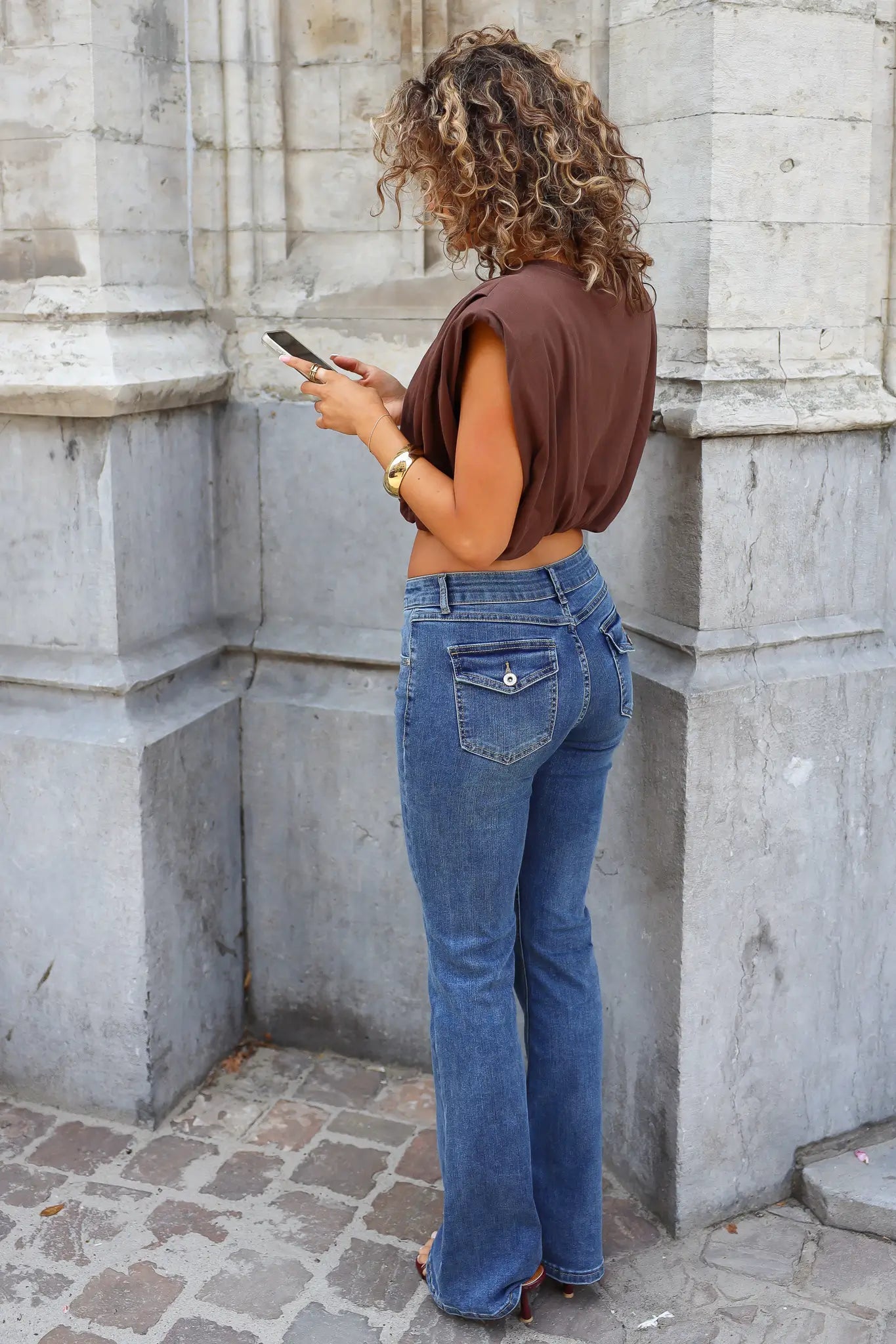 Bootcut Flare Stretch Jeans 5105-1