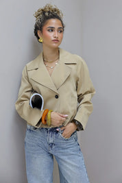 Trench Coat Oversized Fit Camel