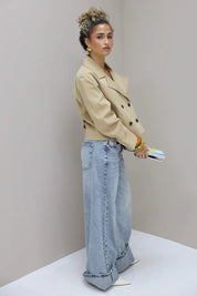 Trench Coat Oversized Fit Camel