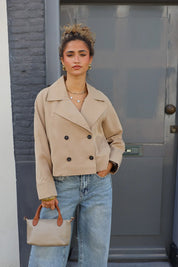 Trench Coat Oversized Fit Camel