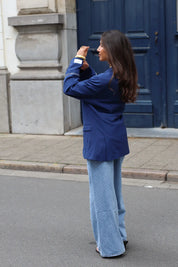 Atelier Series Reworked Blazer Kobalt Blauw