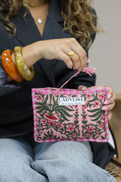 Portemonnee Bloemen Roze