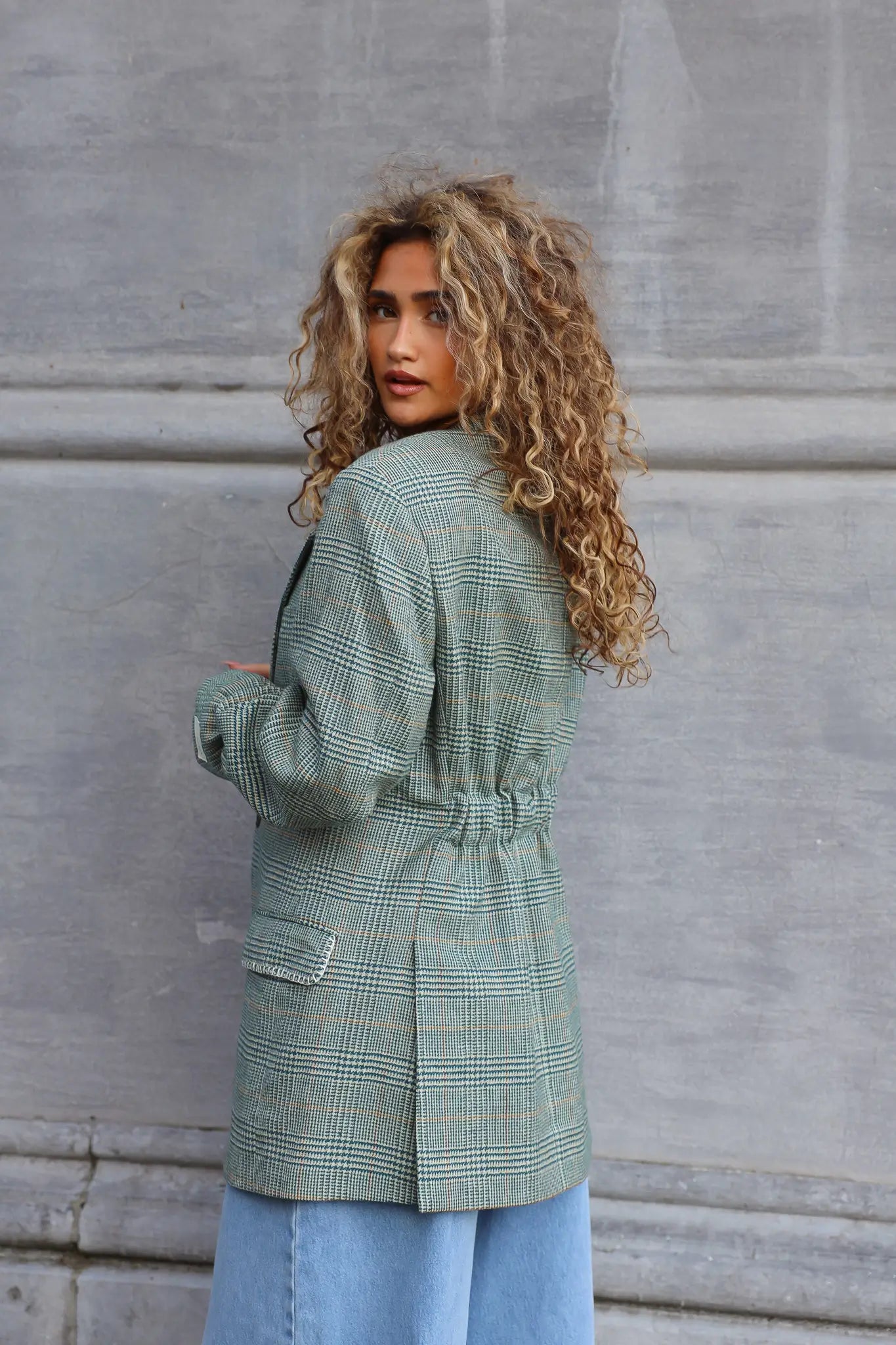 Atelier Series Reworked Blazer Groen