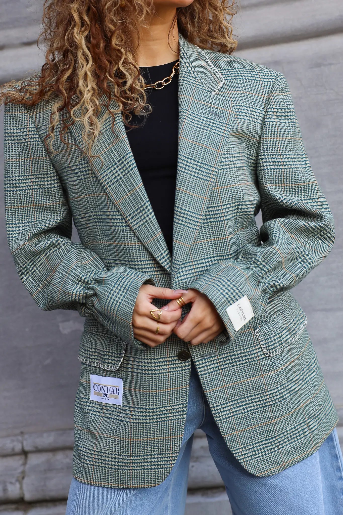Atelier Series Reworked Blazer Groen